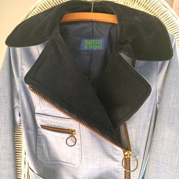 RARE, RARE 1970S "MICMAC, ST. TROPEZ" ALL WEATHER JACKET! EUC! - Picture 5 of 16